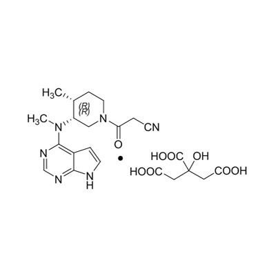 (3R,4R)-4-Metil-3-(metil-7H-pirolo[2,3-d]pirimidin-4-ylamino)-b-oxo-1-piperidinepropanenitrile: 2-Hydroxy-1,2,3- propanetrikarboksilat